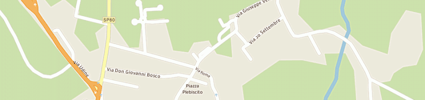 Mappa della impresa centro interprovinciale servizi volontariato friuli-venezia giulia a PORPETTO