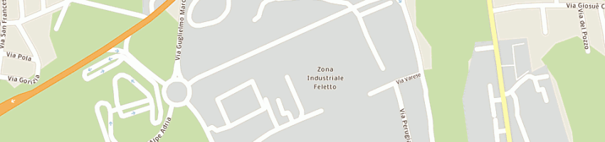 Mappa della impresa clinica veterinaria sa a TAVAGNACCO