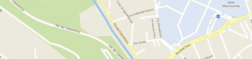 Mappa della impresa pertoldi edda a UDINE