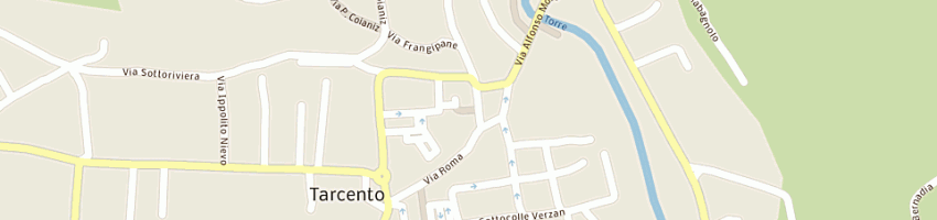 Mappa della impresa consorzio morenico fra le pro loco billerio comunita di bueriis magn a TARCENTO