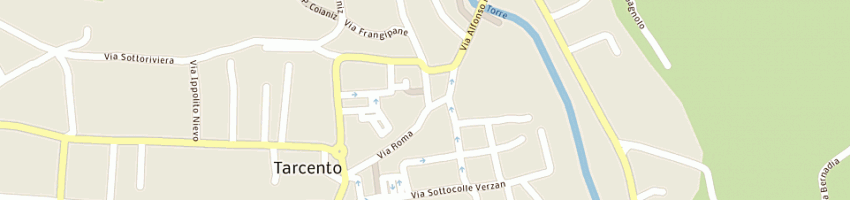 Mappa della impresa sanitaria di del medico zoe a TARCENTO