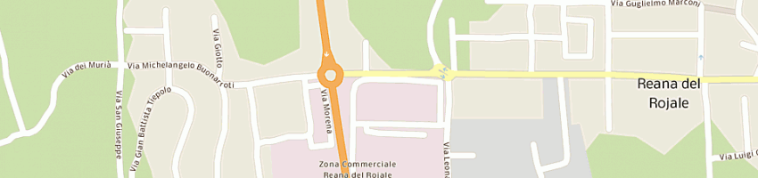 Mappa della impresa gerussi maurizio a REANA DEL ROJALE