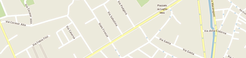 Mappa della impresa autocarrozzeria del frate a UDINE