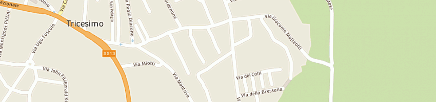 Mappa della impresa de matteis alberto a TRICESIMO
