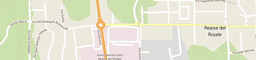 Mappa della impresa nuova carpenteria odolese spa a REANA DEL ROJALE
