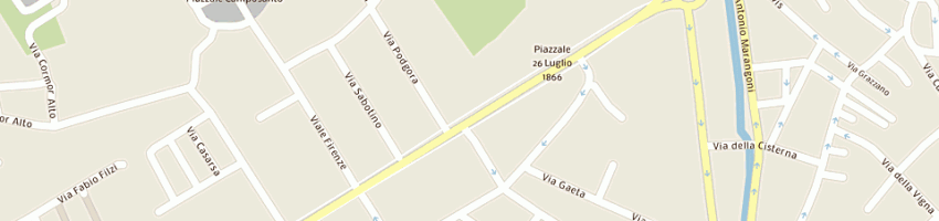 Mappa della impresa vidoni walter a UDINE