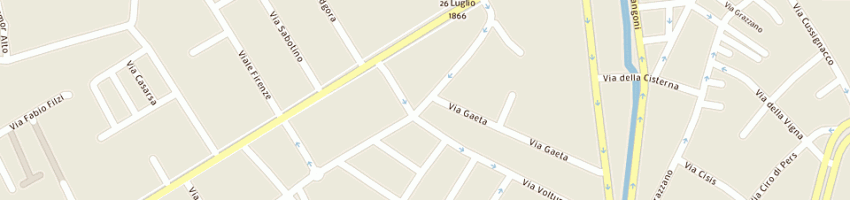 Mappa della impresa imbriani antonio a UDINE