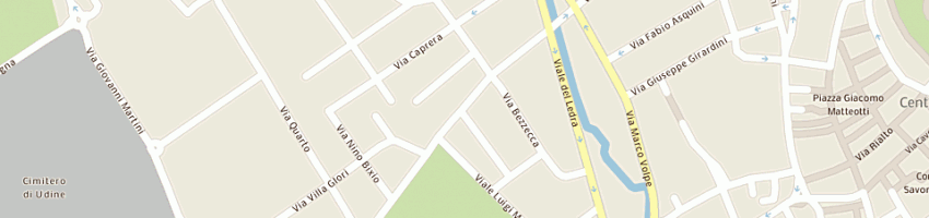 Mappa della impresa favero franco a UDINE