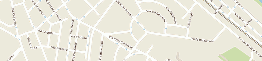 Mappa della impresa parrucchiere perlini danilo a SENIGALLIA