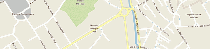 Mappa della impresa prix quality srl a UDINE