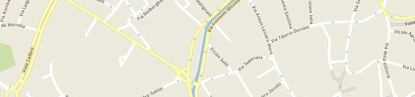 Mappa della impresa lodolo marco a UDINE
