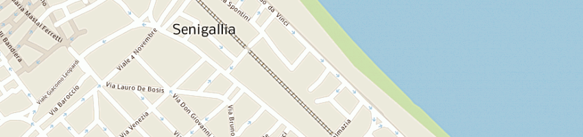 Mappa della impresa hotel paradiso a SENIGALLIA