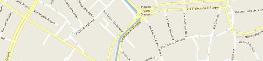 Mappa della impresa italsped a UDINE