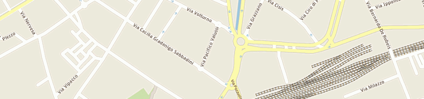 Mappa della impresa ricci dr roberto a UDINE