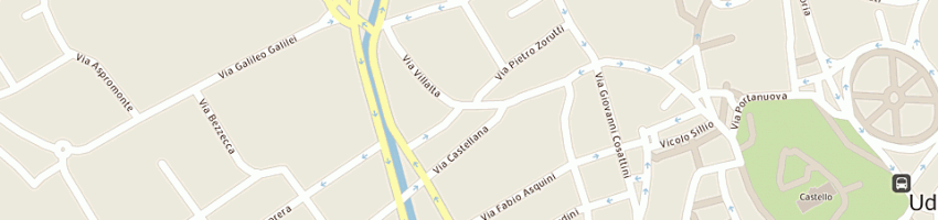Mappa della impresa pane e dolci di zancan maria cristiana e c sas a UDINE