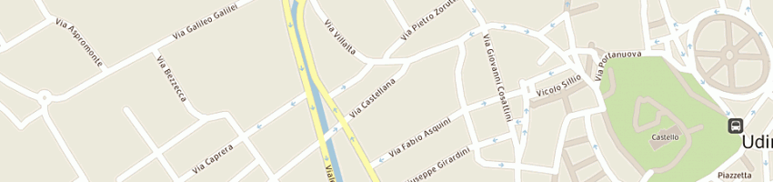 Mappa della impresa effeci pavimenti di cossa fabio a UDINE