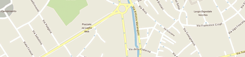 Mappa della impresa jce elettronica srl a UDINE