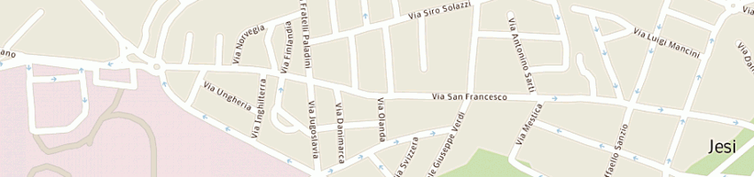 Mappa della impresa castaldi claudia e c sas a JESI