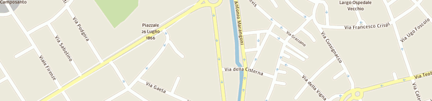 Mappa della impresa ali societa di fornitura di lavoro temporaneo spa a UDINE