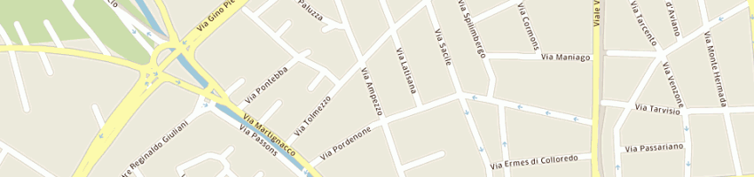 Mappa della impresa vio pierluigi a UDINE
