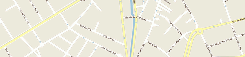 Mappa della impresa cosmacini luigia a UDINE