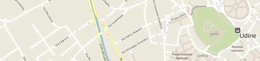 Mappa della impresa bettinelli michele a UDINE
