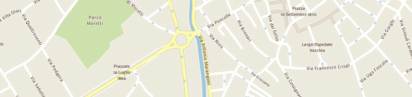 Mappa della impresa casa della missione a UDINE