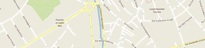 Mappa della impresa essere spa a UDINE