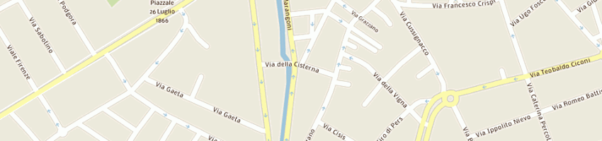 Mappa della impresa berzaghi giuliano a UDINE