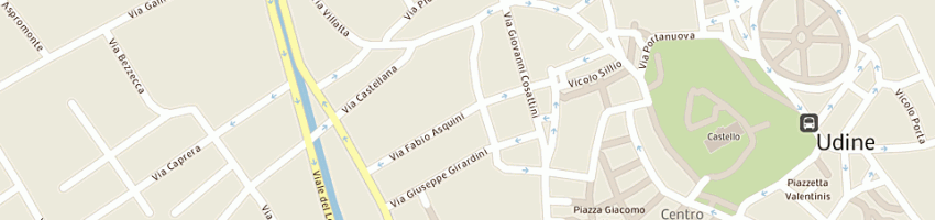Mappa della impresa studio legale associato querini e lucca a UDINE