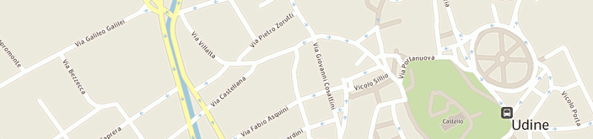 Mappa della impresa raf services di perazza francesco sas a UDINE