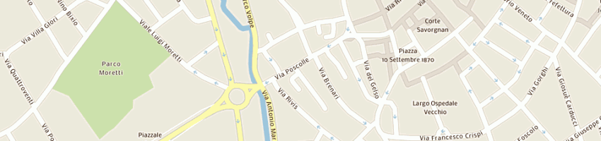 Mappa della impresa torossi gianfranco a UDINE