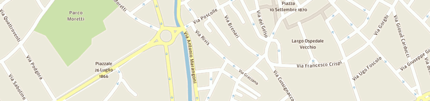 Mappa della impresa boscolo design partners di boscolo ivano e romanese roberto sas a UDINE
