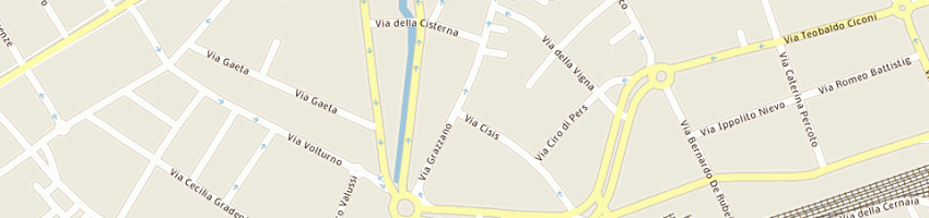 Mappa della impresa osteria al marinaio di marello elsa e c sas a UDINE