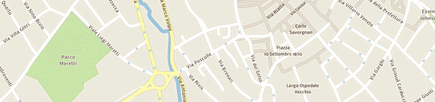 Mappa della impresa valleverde di olga vuano a UDINE