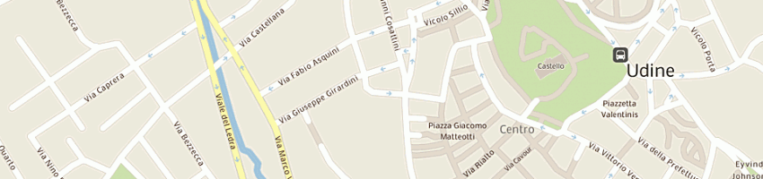 Mappa della impresa salone anna di faraca anna maria a UDINE