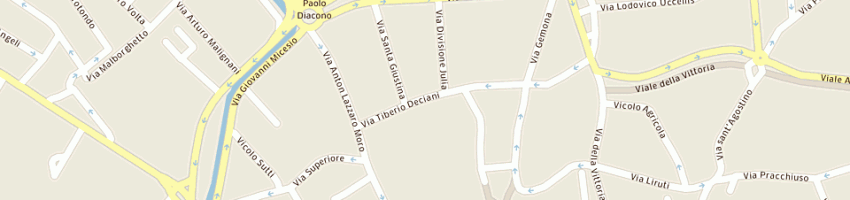 Mappa della impresa pratelli alberto a UDINE
