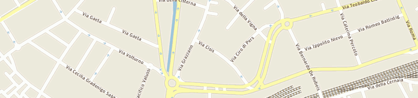 Mappa della impresa comuzzi livio a UDINE