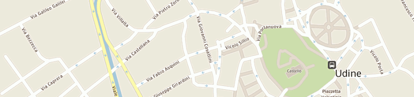 Mappa della impresa tanya di benolic dorijana e c sas a UDINE