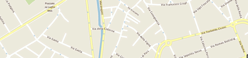 Mappa della impresa magrin carla a UDINE