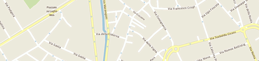 Mappa della impresa tomasin werner a UDINE