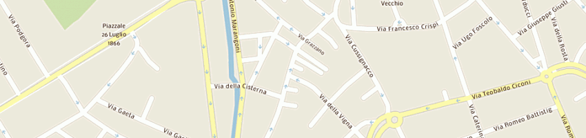 Mappa della impresa gremese renato a UDINE