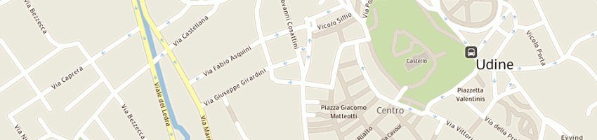 Mappa della impresa barbaccia giuseppe a UDINE