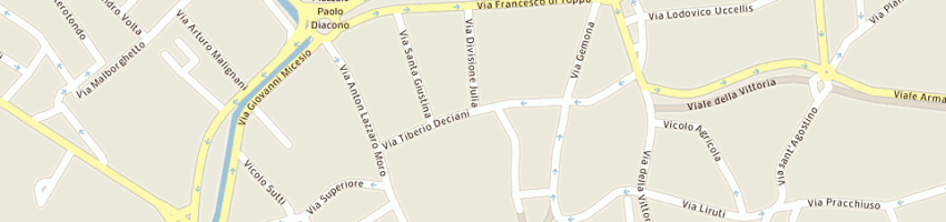 Mappa della impresa longato franco a UDINE