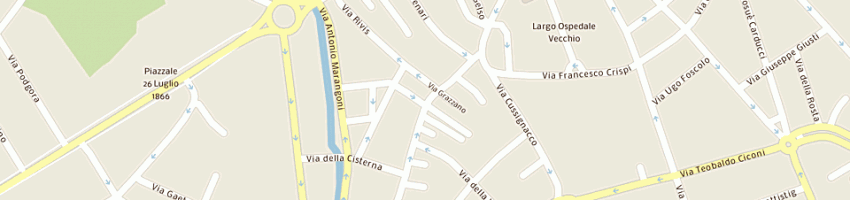 Mappa della impresa bar vicedomini francesco a UDINE