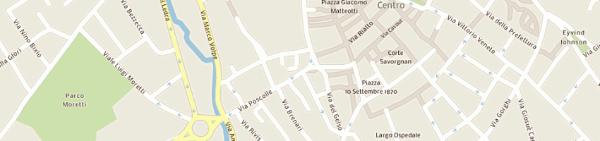 Mappa della impresa emporio istriano a UDINE