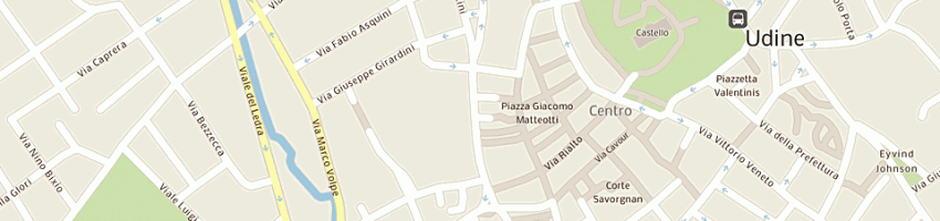 Mappa della impresa soprintendenza per i beni architettonici ed il pae a UDINE