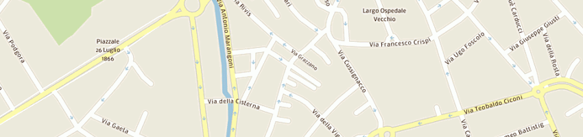 Mappa della impresa fasti immobiliare di fabiani maurizio e c sas a UDINE