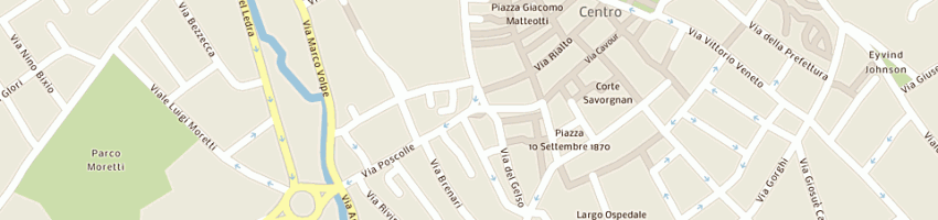 Mappa della impresa studio odontoiatrico associato dottori rieppi a e zangrando f a UDINE
