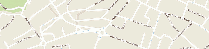 Mappa della impresa bar verdi di mercanti c e c snc a JESI